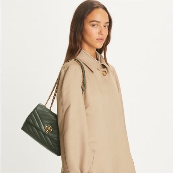 New Tory burch SMALL KIRA CHEVRON CONVERTIBLE SHOULDER BAG - Picture 14 of 15